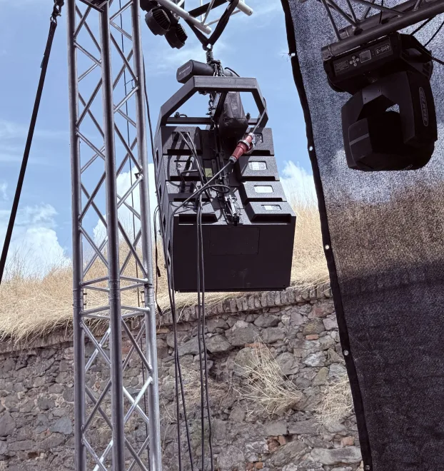 Binska konstrukcija i scenska rasveta na Exit festivalu