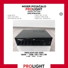 BLACKXPERT BX-120D Mixer pojačalo 120 W, USB/SD/FM/Bluetooth, 100 V