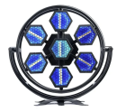 BLACKXPERT RETRO 7×60 LED Vintage scensko svetlo 7×60 W + RGB