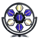 BLACKXPERT RETRO 7×60 LED Vintage scensko svetlo 7×60 W + RGB