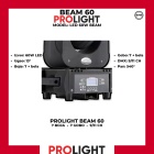 PROLIGHT BEAM 60 LED Beam Moving Head 60 W