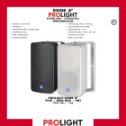 PROLIGHT ES106 Vodootporni zidni zvučnik 6" 80 W IP46, crni