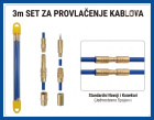PROLIGHT Fiberglas šipke za provlačenje kablova 3 m, set 10 × 0,3 m