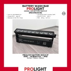 PROLIGHT LED BATTERY BAR 9 IP Baterijski wash bar 90 W RGBWA+UV IP65
