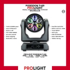 PROLIGHT POSEIDON 7×60 IP65 Wash Moving Head 7×60 W RGBW sa aura prstenom