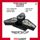 PROLIGHT RETRO LEAF 3×50 Retro reflektor sa 3 lista i rotacijom 360°