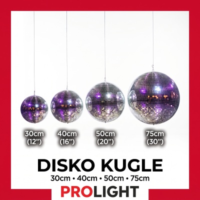 PROLIGHT Disko kugla 50 cm sa staklenim ogledalcima