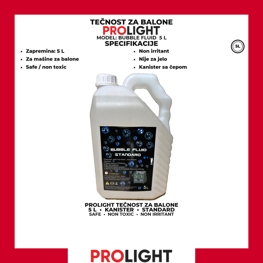 PROLIGHT Tečnost za balone 5 L